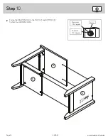 Предварительный просмотр 14 страницы Sauder 420567 Instruction Booklet