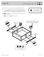 Предварительный просмотр 17 страницы Sauder 420567 Instruction Booklet