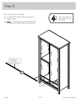 Preview for 18 page of Sauder 421191 Instruction Booklet