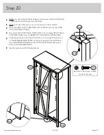 Preview for 25 page of Sauder 421191 Instruction Booklet