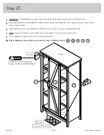 Preview for 28 page of Sauder 421191 Instruction Booklet