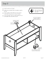 Предварительный просмотр 13 страницы Sauder 422197 Manual