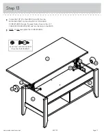 Предварительный просмотр 17 страницы Sauder 422197 Manual