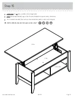 Предварительный просмотр 19 страницы Sauder 422197 Manual