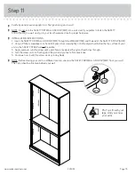 Предварительный просмотр 15 страницы Sauder 423033 Manual