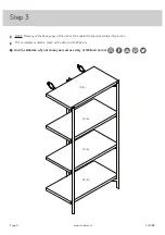 Предварительный просмотр 6 страницы Sauder 423088 Manual