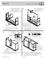 Предварительный просмотр 17 страницы Sauder 423109 Instruction Booklet