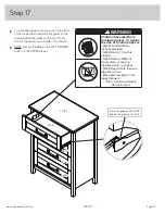 Предварительный просмотр 21 страницы Sauder 423109 Instruction Booklet