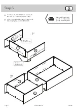 Предварительный просмотр 8 страницы Sauder 423399 Instruction Booklet