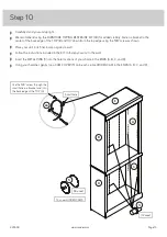 Предварительный просмотр 13 страницы Sauder 423399 Instruction Booklet