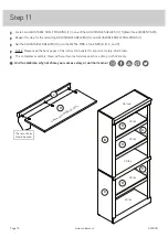 Предварительный просмотр 14 страницы Sauder 423399 Instruction Booklet