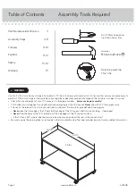 Предварительный просмотр 2 страницы Sauder 423408 Instruction Booklet