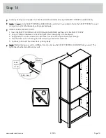 Предварительный просмотр 19 страницы Sauder 427470 Manual