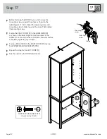 Предварительный просмотр 22 страницы Sauder 427470 Manual