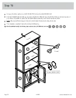 Предварительный просмотр 24 страницы Sauder 427470 Manual