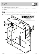 Предварительный просмотр 17 страницы Sauder 430083 Instruction Booklet