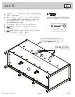 Предварительный просмотр 21 страницы Sauder 544987 Instruction Booklet