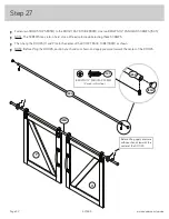 Предварительный просмотр 32 страницы Sauder 544987 Instruction Booklet