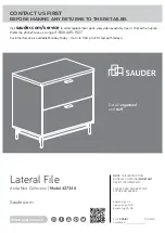 Предварительный просмотр 1 страницы Sauder Anda Norr 427346 Manual