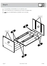 Предварительный просмотр 10 страницы Sauder Anda Norr 427346 Manual