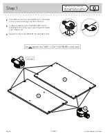 Preview for 6 page of Sauder Armoire Harbor View 401322 Manual