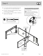 Preview for 9 page of Sauder Armoire Harbor View 401322 Manual