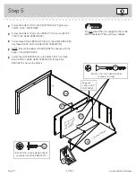 Preview for 10 page of Sauder Armoire Harbor View 401322 Manual