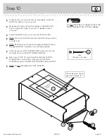 Preview for 15 page of Sauder Armoire Harbor View 401322 Manual