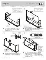 Preview for 19 page of Sauder Armoire Harbor View 401322 Manual