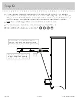 Preview for 24 page of Sauder Armoire Harbor View 401322 Manual