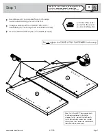 Предварительный просмотр 7 страницы Sauder Aspen Post 427015 Manual