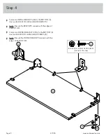 Предварительный просмотр 10 страницы Sauder Aspen Post 427015 Manual