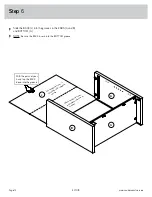 Предварительный просмотр 12 страницы Sauder Aspen Post 427015 Manual