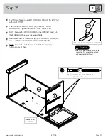 Предварительный просмотр 21 страницы Sauder Aspen Post 427163 Manual