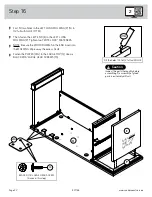 Предварительный просмотр 22 страницы Sauder Aspen Post 427163 Manual