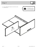 Preview for 10 page of Sauder August Hill 426135 Assembly Instructions Manual