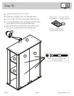 Preview for 16 page of Sauder August Hill 426135 Assembly Instructions Manual