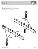 Preview for 21 page of Sauder August Hill 426135 Assembly Instructions Manual