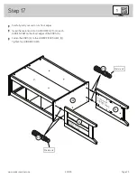 Preview for 23 page of Sauder August Hill 426135 Assembly Instructions Manual