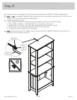 Preview for 27 page of Sauder August Hill 426135 Assembly Instructions Manual