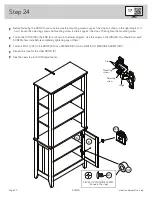 Preview for 30 page of Sauder August Hill 426135 Assembly Instructions Manual