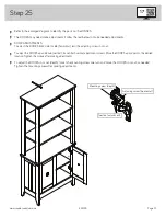 Preview for 31 page of Sauder August Hill 426135 Assembly Instructions Manual