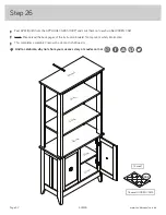 Preview for 32 page of Sauder August Hill 426135 Assembly Instructions Manual