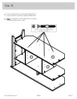 Предварительный просмотр 21 страницы Sauder August Hill 433851 Manual