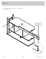 Предварительный просмотр 22 страницы Sauder August Hill 433851 Manual