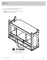 Предварительный просмотр 29 страницы Sauder August Hill 433851 Manual