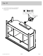 Предварительный просмотр 31 страницы Sauder August Hill 433851 Manual