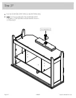 Предварительный просмотр 32 страницы Sauder August Hill 433851 Manual