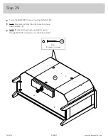 Предварительный просмотр 34 страницы Sauder August Hill 433851 Manual