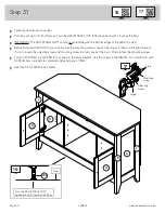 Предварительный просмотр 36 страницы Sauder August Hill 433851 Manual